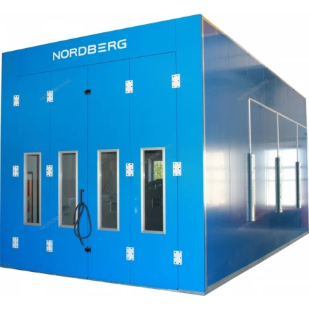 Окрасочно-сушильная камера с дизельной горелкой RG5S NORDBERG MEDIO 2