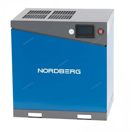 Компрессор винтовой, 22 кВт, 15 бар, 2200 л/мин, IP55, без ресивера Nordberg NCA30