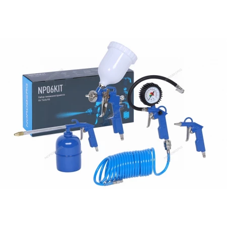 Набор пневмоинструментов, 5 предметов Nordberg NP06KIT