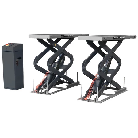 Подъёмник ножничный короткий заглубляемый г/п 3600 кг. KraftWell KRW360SU